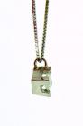 Ciondolo punto luce in oro bianco con diamante ct 0.14 G  VVS  cod. 4888 TR